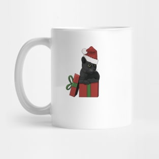 Crochet Christmas kitty Mug